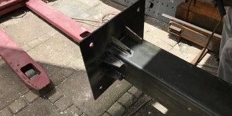 placa soldada para cartelera espectacular publicitario